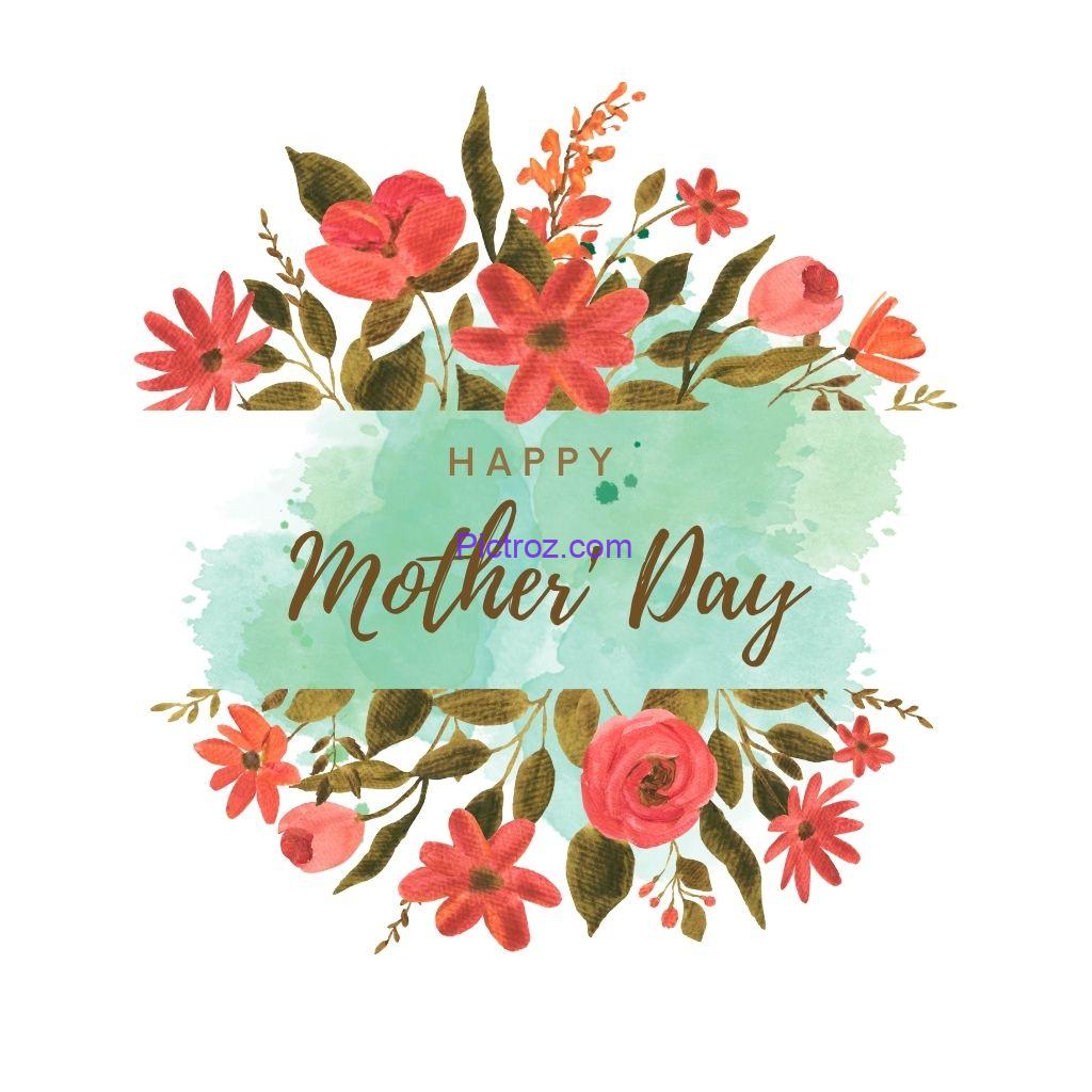 happy mothers day flowers images