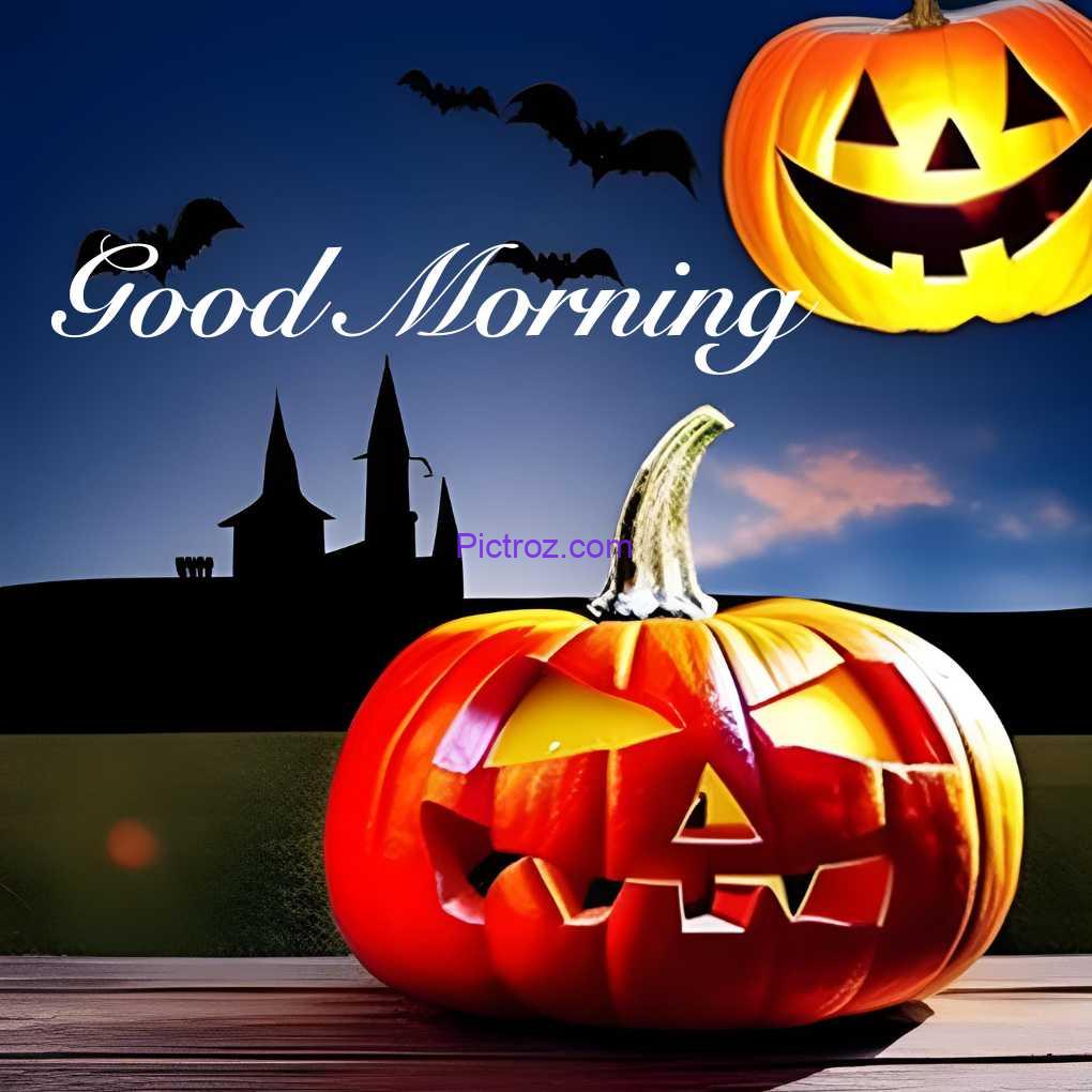 good morning halloween images