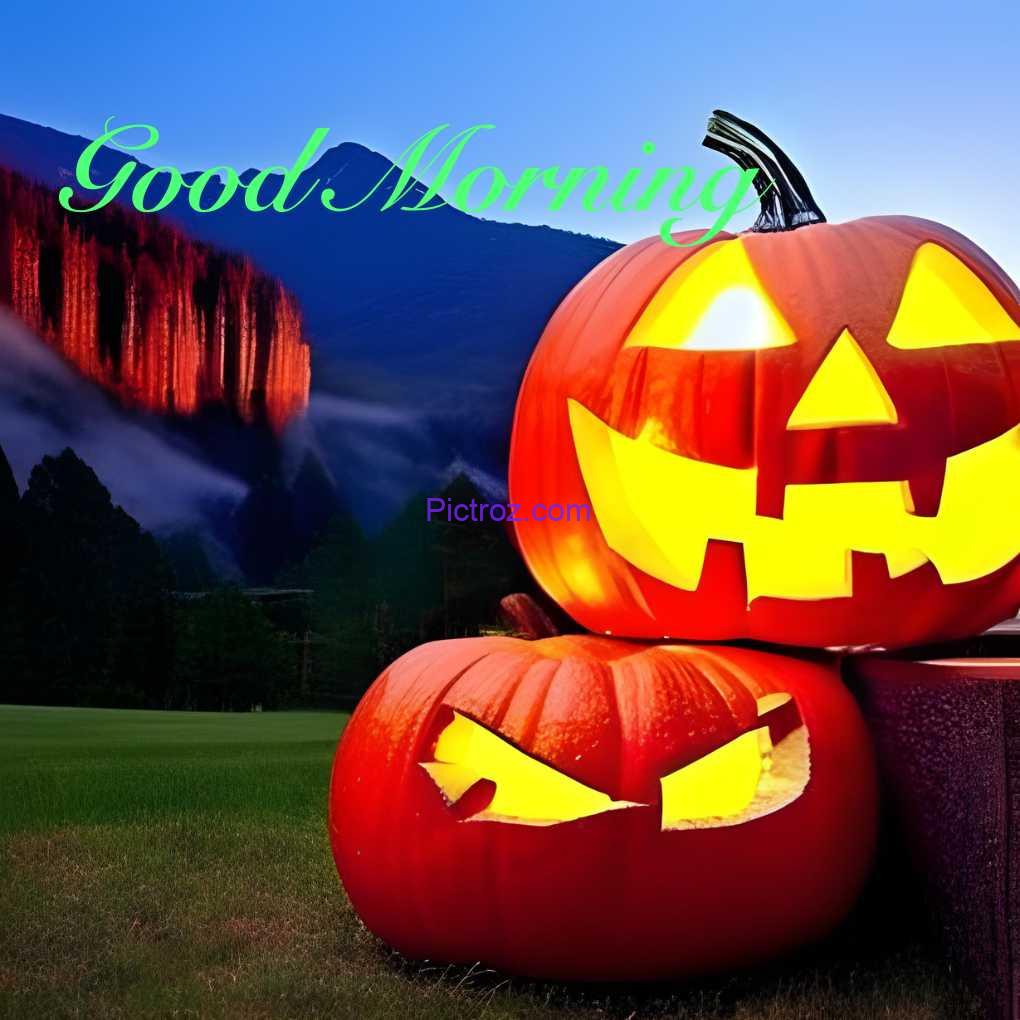 good morning halloween images