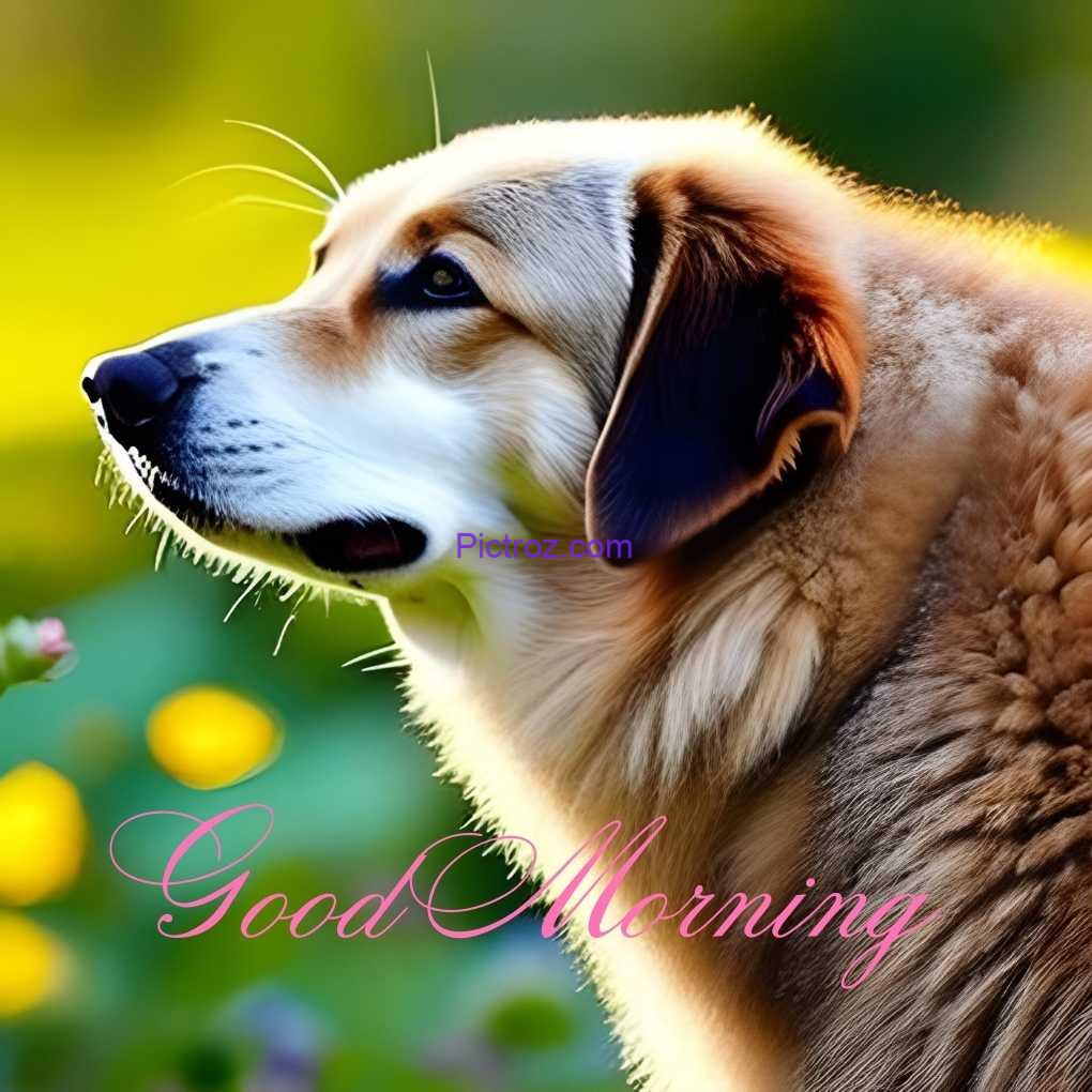 good morning animal images