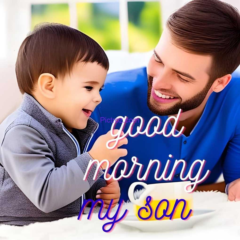 good morning son images