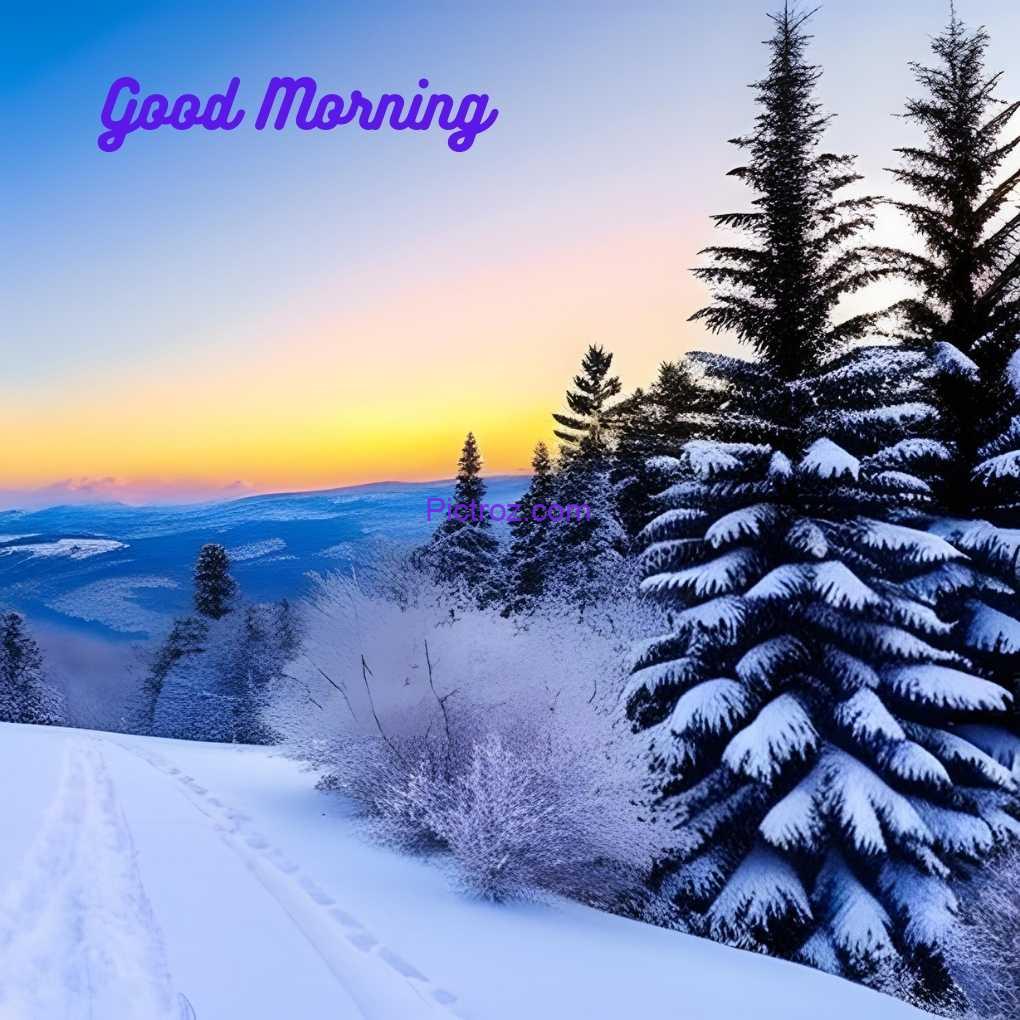 good morning winter images